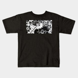 Paisley BATIK Bali Flower and Parang Kids T-Shirt